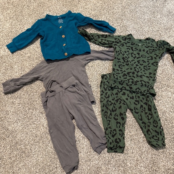 KYTE BABY Bundle (6-12mos) 2  jogger sets/ 1 cardigan  [💥BUNDLE 5 items] - Picture 1 of 6